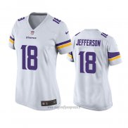Maglia NFL Game Donna Minnesota Vikings Justin Jefferson Bianco