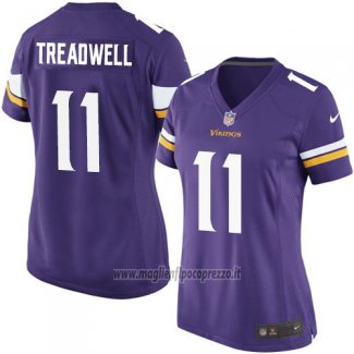 Maglia NFL Game Donna Minnesota Vikings Treadwell Viola