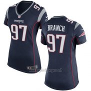 Maglia NFL Game Donna New England Patriots Branch Nero