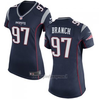 Maglia NFL Game Donna New England Patriots Branch Nero