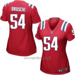 Maglia NFL Game Donna New England Patriots Bruschi Rosso