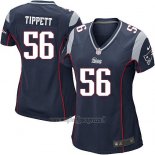 Maglia NFL Game Donna New England Patriots Tippett Nero