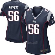 Maglia NFL Game Donna New England Patriots Tippett Nero