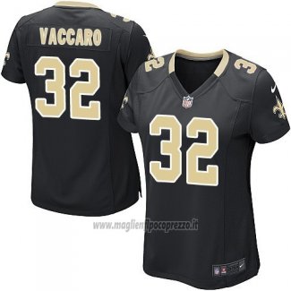 Maglia NFL Game Donna New Orleans Saints Vaccaro Nero