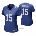 Maglia NFL Game Donna New York Giants Quadree Henderson Blu