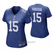 Maglia NFL Game Donna New York Giants Quadree Henderson Blu