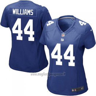 Maglia NFL Game Donna New York Giants Williams Blu