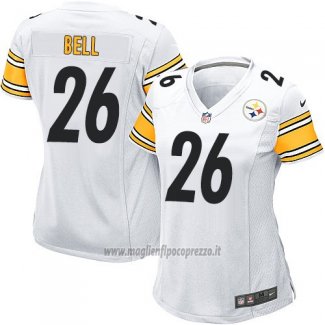 Maglia NFL Game Donna Pittsburgh Steelers Bell Bianco