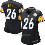 Maglia NFL Game Donna Pittsburgh Steelers Bell Nero