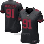 Maglia NFL Game Donna San Francisco 49ers Armstead Nero