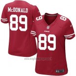 Maglia NFL Game Donna San Francisco 49ers Mcdonald Rosso
