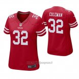 Maglia NFL Game Donna San Francisco 49ers Tevin Coleman Rosso