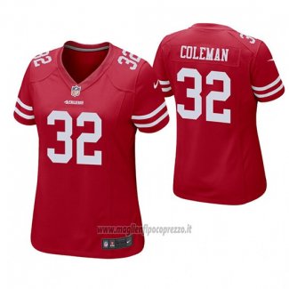 Maglia NFL Game Donna San Francisco 49ers Tevin Coleman Rosso