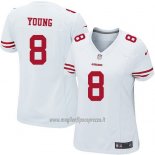Maglia NFL Game Donna San Francisco 49ers Young Bianco