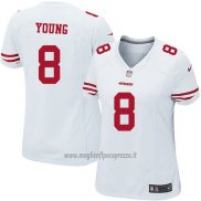 Maglia NFL Game Donna San Francisco 49ers Young Bianco