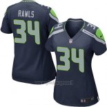 Maglia NFL Game Donna Seattle Seahawks Rawls Blu Scuro
