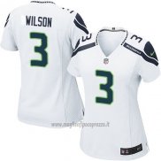 Maglia NFL Game Donna Seattle Seahawks Wilson Bianco