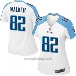 Maglia NFL Game Donna Tennessee Titans Walker Bianco