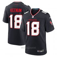 Maglia NFL Game Houston Texans Case Keenum Nero