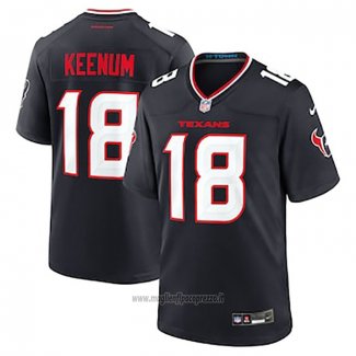 Maglia NFL Game Houston Texans Case Keenum Nero