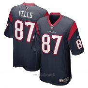 Maglia NFL Game Houston Texans Darren Fells Blu