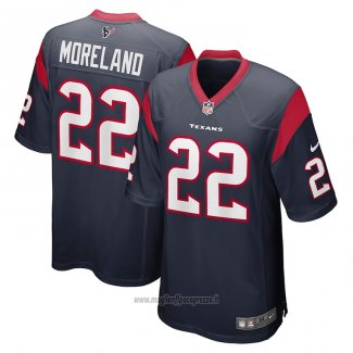 Maglia NFL Game Houston Texans Jimmy Moreland Blu
