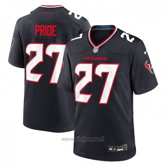 Maglia NFL Game Houston Texans Troy Pride Blu