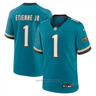 Maglia NFL Game Jacksonville Jaguars Travis Etienne Jr Prowler Throwback Verde