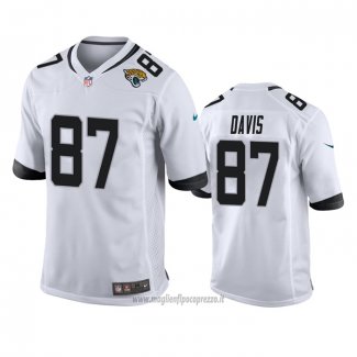 Maglia NFL Game Jacksonville Jaguars Tyler Davis Bianco