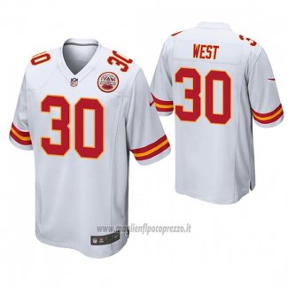 Maglia NFL Game Kansas City Chiefs Charcandrick West Bianco