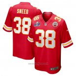 Maglia NFL Game Kansas City Chiefs L'jarius Sneed Super Bowl Lviii Patch Rosso