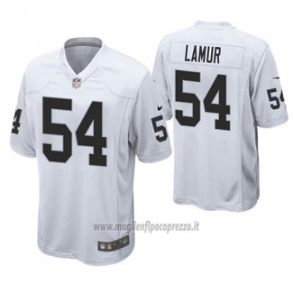 Maglia NFL Game Las Vegas Raiders Emmanuel Lamur Bianco