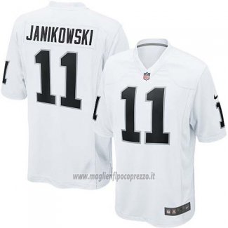 Maglia NFL Game Las Vegas Raiders Janikowski Bianco