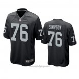 Maglia NFL Game Las Vegas Raiders John Simpson Nero