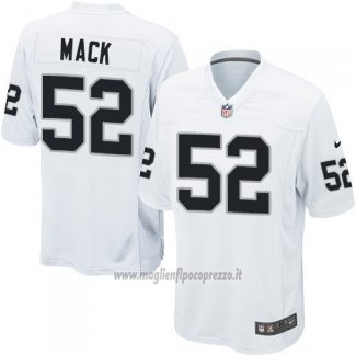 Maglia NFL Game Las Vegas Raiders Mack Bianco