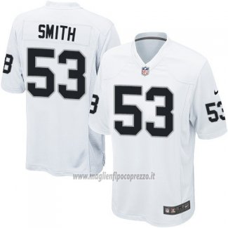 Maglia NFL Game Las Vegas Raiders Smith Bianco