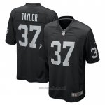 Maglia NFL Game Las Vegas Raiders Trey Taylor Nero