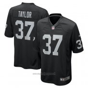 Maglia NFL Game Las Vegas Raiders Trey Taylor Nero