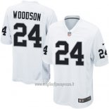 Maglia NFL Game Las Vegas Raiders Woodson Bianco