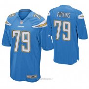 Maglia NFL Game Los Angeles Chargers Trey Pipkins Blu