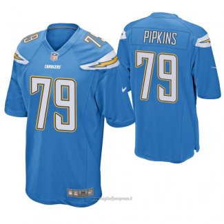 Maglia NFL Game Los Angeles Chargers Trey Pipkins Blu