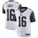 Maglia NFL Game Los Angeles Rams 16 Jared Goff Bianco
