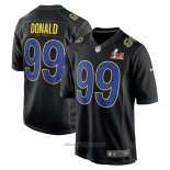 Maglia NFL Game Los Angeles Rams Aaron Donald Super Bowl Lvi Bound Nero