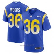 Maglia NFL Game Los Angeles Rams Charles Woods Blu