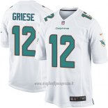Maglia NFL Game Miami Dolphins Griese Bianco