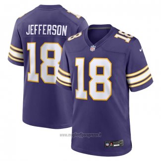 Maglia NFL Game Minnesota Vikings Justin Jefferson Classic Viola
