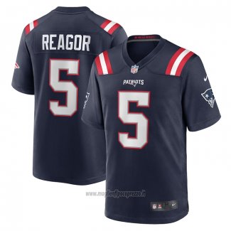 Maglia NFL Game New England Patriots Jalen Reagor Blu