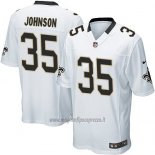 Maglia NFL Game New Orleans Saints Johnson Bianco