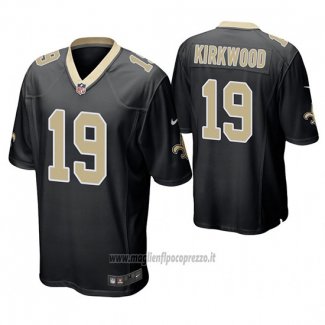Maglia NFL Game New Orleans Saints Keith Kirkwood Nero