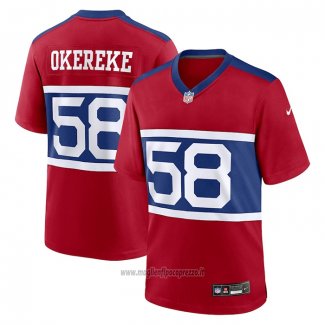 Maglia NFL Game New York Giants Bobby Okereke Alternato Rosso